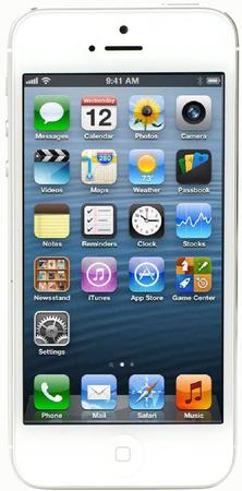 Смартфон Apple iPhone 5 64Gb White & Silver - Исилькуль
