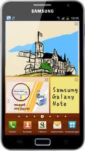 Смартфон Samsung Galaxy Note GT-N7000 Blue - Исилькуль